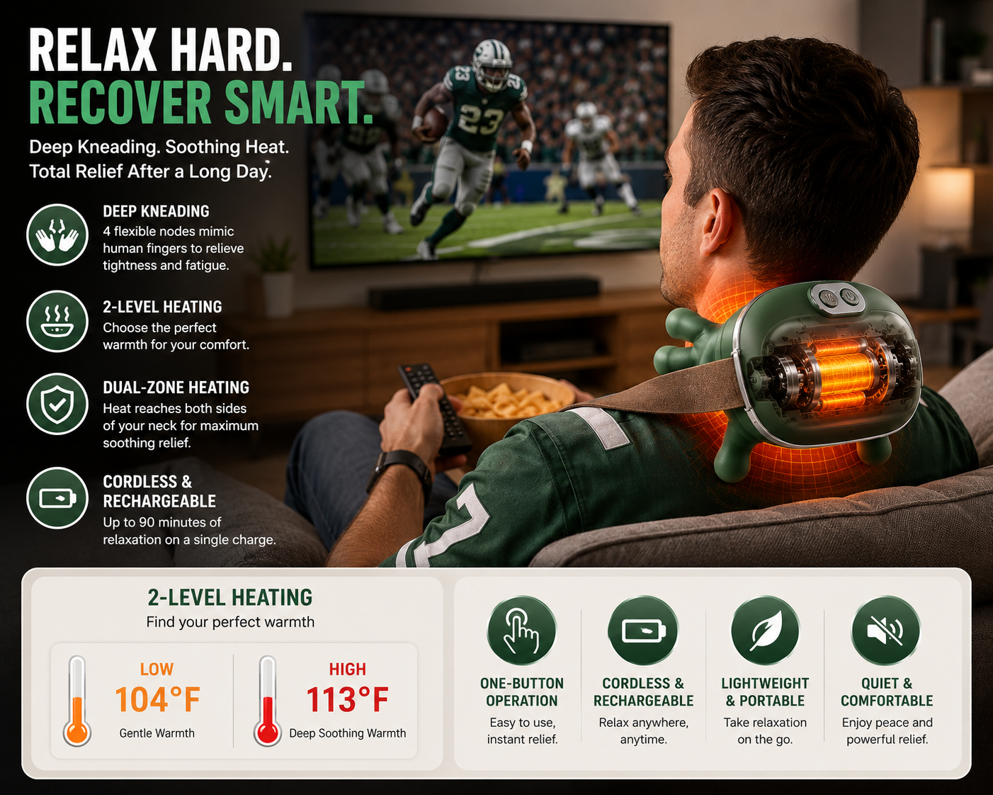 Heated Neck & Shoulder Massager