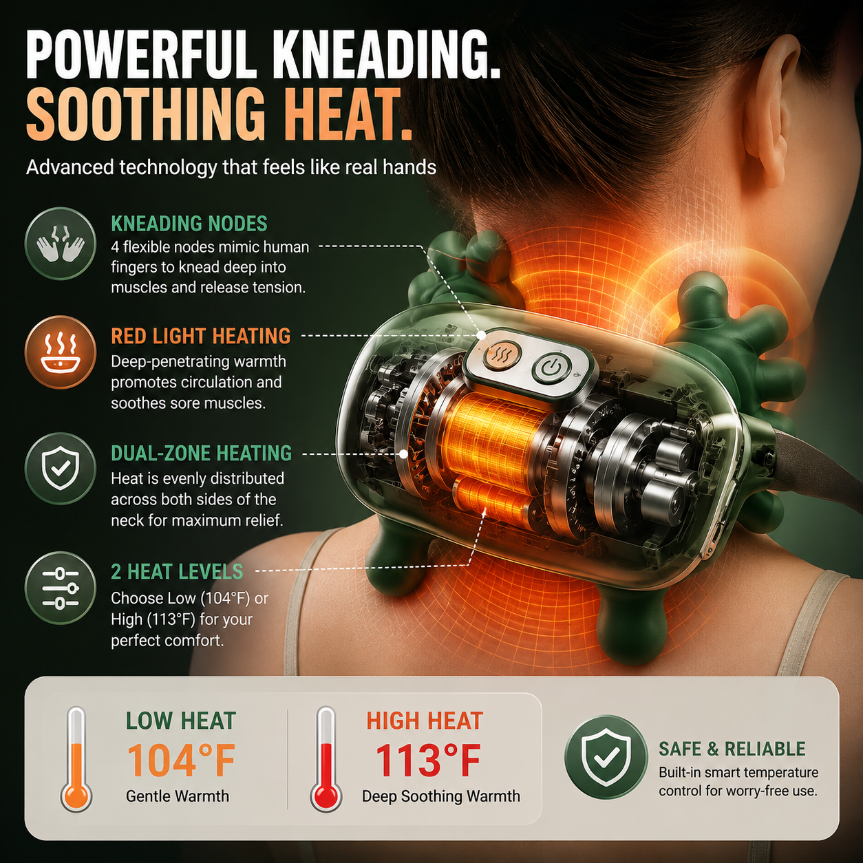 Heated Neck & Shoulder Massager